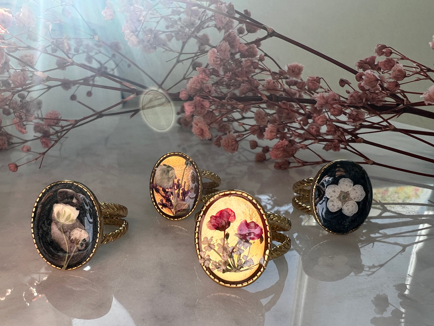 Resin rings