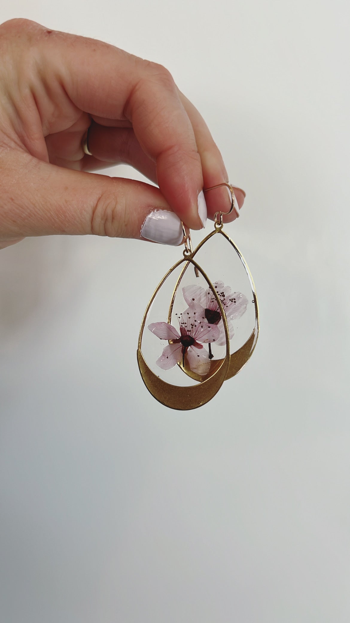 Teardrop pink cherry blossom